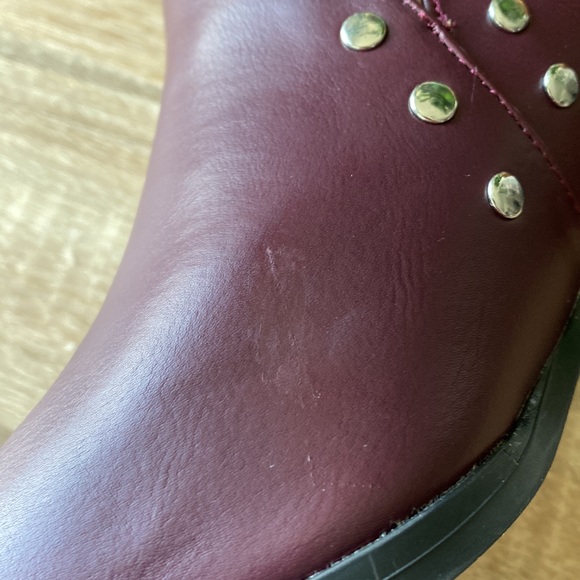 Wasco-25x by Qupid - size 6 (US) - burgundy pu - Picture 10 of 10